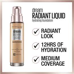Maybelline Dream Radiant Liquid Foundation Creamy Natural