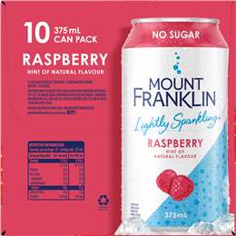 Mount Franklin Lightly Sparkling Raspberry 