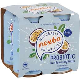 Nexba Passionfruit Sugar-free Sparkling Probiotic Water