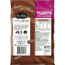 Darrell Lea Milk Chocolate Coated Original Liquorice Twists