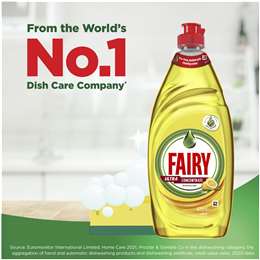 Fairy Ultra Concentrate Lemon Dishwashing Liquid