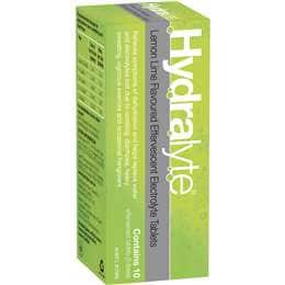 Hydralyte Lemon Lime Effervescent Tablets 10 pack