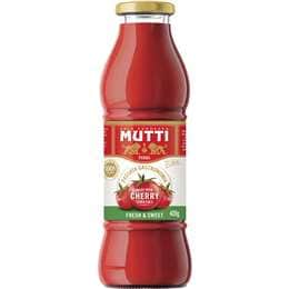 Mutti Cherry Tomato Passata Tomato Puree Gastronomia