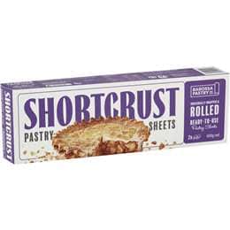 Barossa Pastry Co. Shortcrust Pastry Sheets 600g