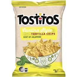 Tostitos Tortilla Corn Chips Hint Of Jalapeno Cantina Style 175g ...