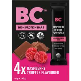 BC Snacks Raspberry Truffle High Protein Bars