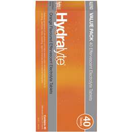 Hydralyte Orange Effervescent Tablets