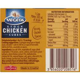 Vegeta Chicken Stock Cubes 