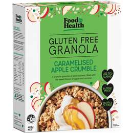 Food For Health Gluten Free Granola Caramelised Apple Crumble 400g