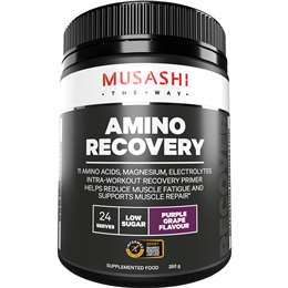 Musashi Amino Recovery Powder Purple Grape Flavour 350g