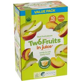 Woolworths Two Fruits In Juice