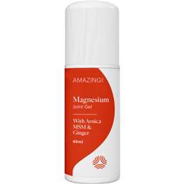 Amazing Oils Magnesium Joint Gel With Arnica MSM & Ginger 60mL