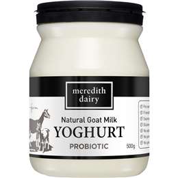 Meredith Dairy Natural Goat Milk Yoghurt Probiotic 500g