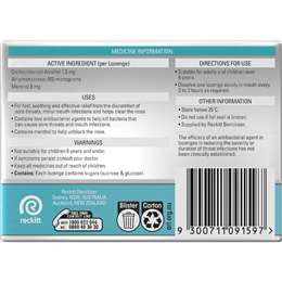 Strepsils Plus Blocked Nose Sore Throat Lozenges Menthol