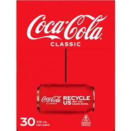 Coca - Cola Classic  Soft Drink Multipack Cans