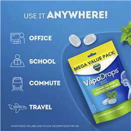 Vicks Vapodrops Throat Lozenges Original