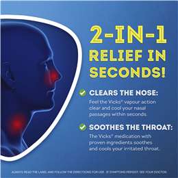 Vicks Vapodrops Throat Lozenges Butter Menthol