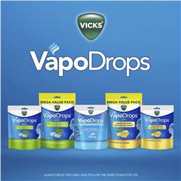 Vicks Vapodrops Throat Lozenges Butter Menthol