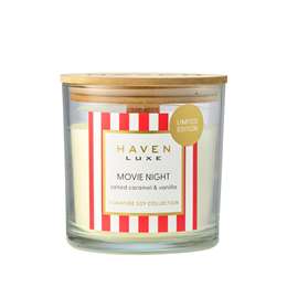 Haven Luxe Wood Wick Candle Salted Caramel & Vanilla each