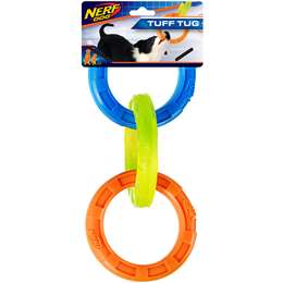 Nerf 3 Ring Tug Dog Toy each