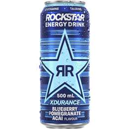 Rockstar Energy Drink Xdurance Blueberry Pomegranate Acai 500ml ...