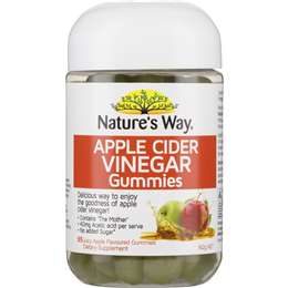 Nature's Way Apple Cider Vinegar Gummies 65 Pack