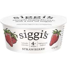 Siggi's 4 Percent Yoghurt Strawberry 125g