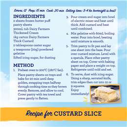 Dairy Farmers Vanilla Custard