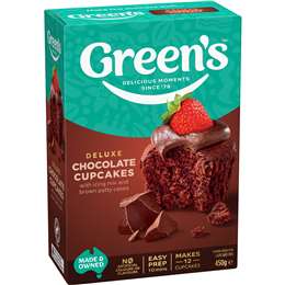 Green's Deluxe Chocolate Cupcake Mix 450g