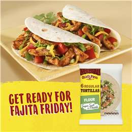 Old El Paso Fajitas Tortillas 