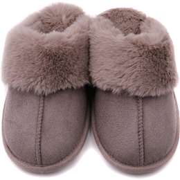 Ladies Scuff Slippers Grey Size 5/6 each