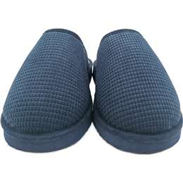 Mens Slide Slippers Navy 7/8 each
