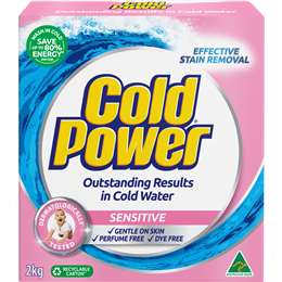 Cold Power Pure Clean Laundry Detergent Powder For Sensitive Skin