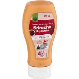 Woolworths Sriracha Mayonnaise 250ml