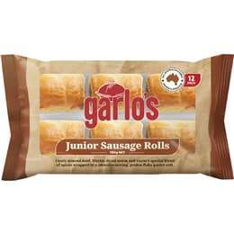Garlo's Junior Beef Sausage Rolls Chilled Meal