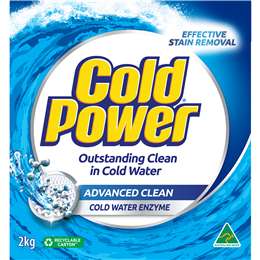 Cold Power Advanced Clean Laundry Detergent Powder