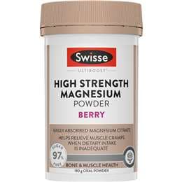 Swisse Ultiboost High Strength Magnesium Powder Berry 180g