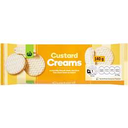 Woolworths Custard Cream Biscuit 