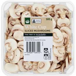 Woolworths Mushroom Sliced