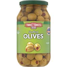 Three Threes Olives Stuffed
