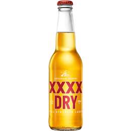 Xxxx Dry Full Strength Lager Bottle