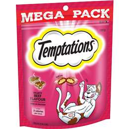 Temptations Cat Treats Hearty Beef 180g