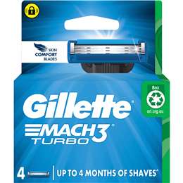 Gillette Mach 3 Turbo 3D Razor Blades