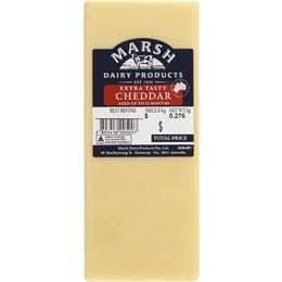 Marsh's Extra Tasty Cheddar Cheese