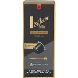 Vittoria Mountain Grown Nespresso Compatible Coffee Capsules