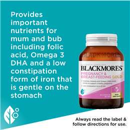 Blackmores Pregnancy & Breastfeeding Gold Vitamin Capsules