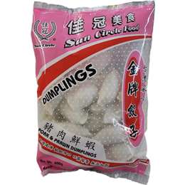 Sun Circle Pork & Prawn Dumplings 600g