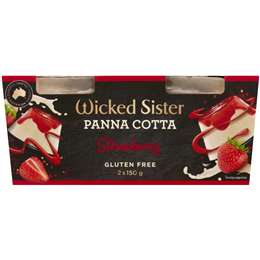 Wicked Sister Strawberry Panna Cotta 