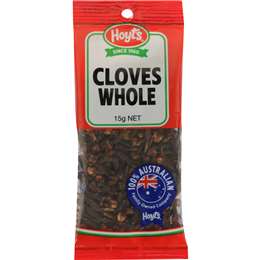 spices dried woolworths herbs hoyts cloves 15g whole