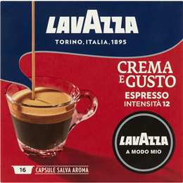 Lavazza Crema E Gusto A Modo Mio Coffee Pods 16 Pack Woolworths